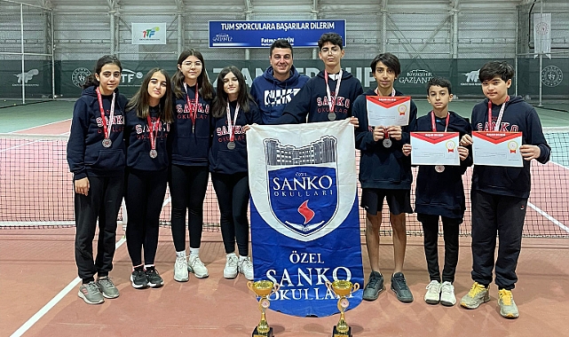 SANKO OKULLARI’NIN TENİS BAŞARISI